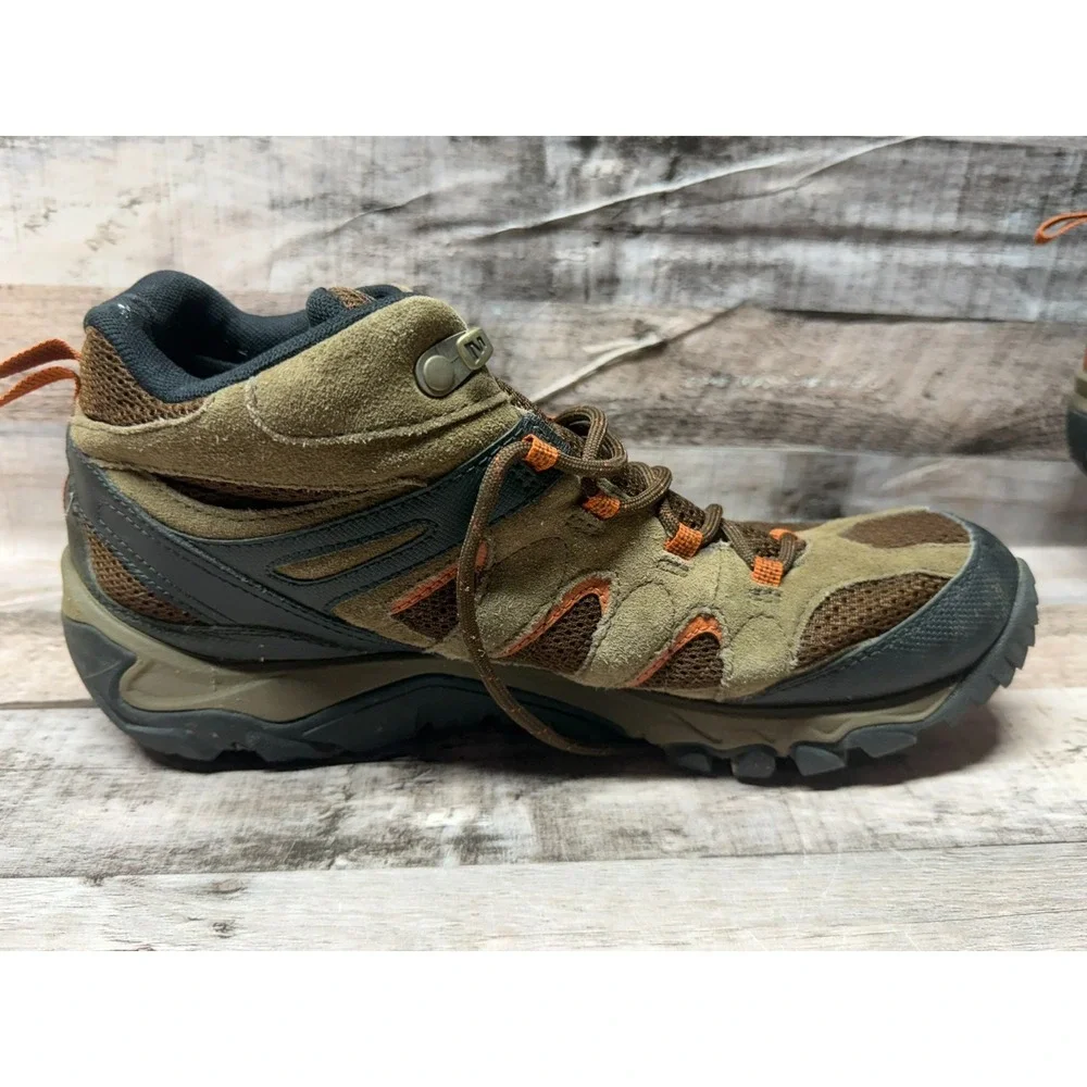 Merrell Men Hiking Performance Shoes Dry J09519‎ Size 11.5 Tan